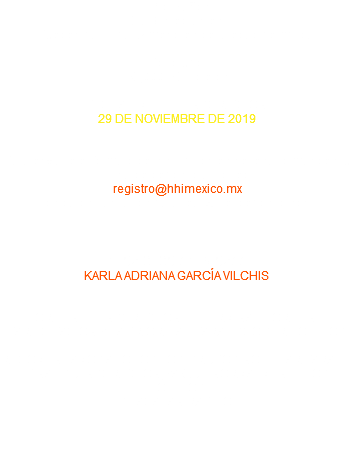 18 o + años 5 a 9 integrantes Pueden participar 2 menores de la edad permitida. Por grupo: $5,000 + 5 Boletos FECHA LIMITE DE INSCRIPCIÓN 29 DE NOVIEMBRE DE 2019 Para enviarte el formato de inscripción es necesario mandes tu ficha de deposito al correo registro@hhimexico.mx los datos bancarios para realizar el deposito son: 4152 3135 6419 5266 KARLA ADRIANA GARCÍA VILCHIS EL ORDEN DE INSCRIPCIÓN DETERMINA EL ORDEN DE PARTICIPACIÓN Y LA PRIORIDAD PARA ESCOGER BOLETOS RECOMENDAMOS A TODOS LOS GRUPOS NO DEJAR PARA EL FINAL SU INSCRIPCIÓN, YA QUE NORMALMENTE LOS BOLETOS SE ACABAN RÁPIDO. 